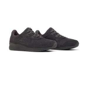 Asics Black GEL-LYTE III OG Sneakers, obsidian suede